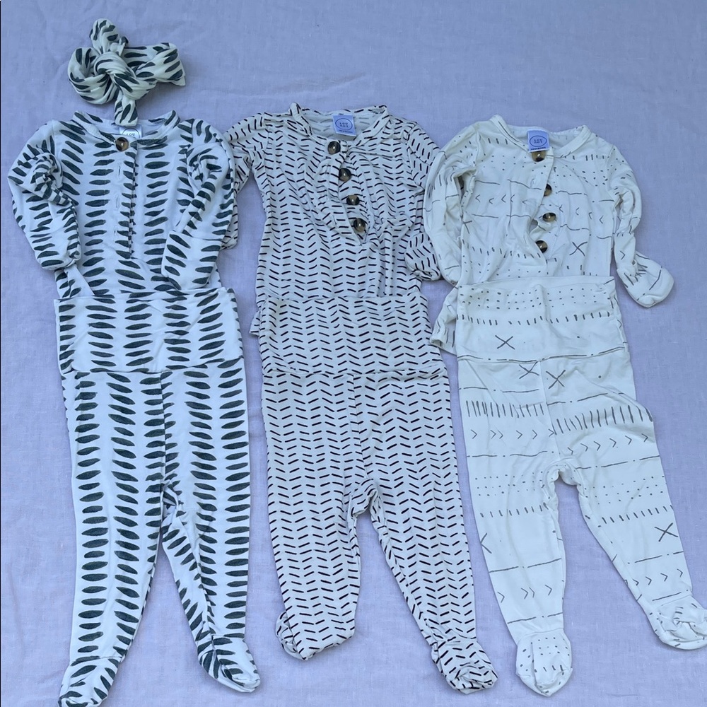 Lou Lou & Company Gender Neutral NB top and bottoms